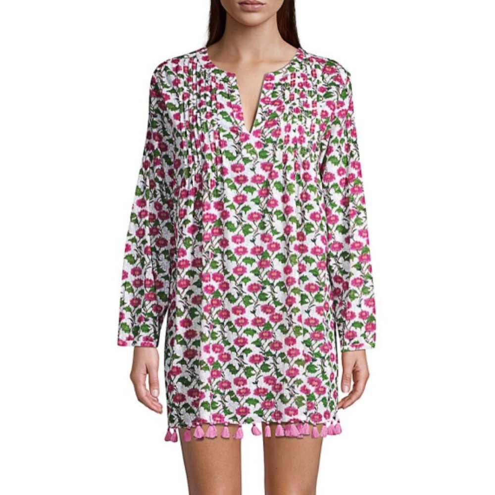 Roller Rabbit Dakini Floral Ziva Tunic Cover-up